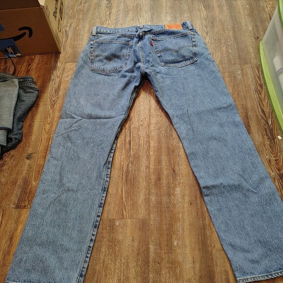 JEANS LEVI'S 501 35W 32L #13 - Picture 1 of 2